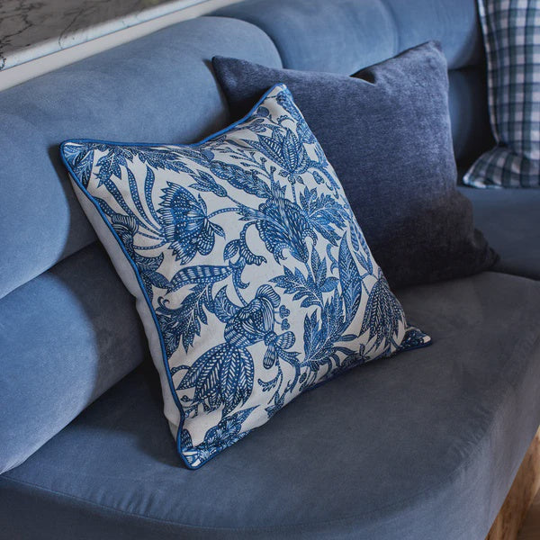 Madras Link Samara Dark Blue Cushion