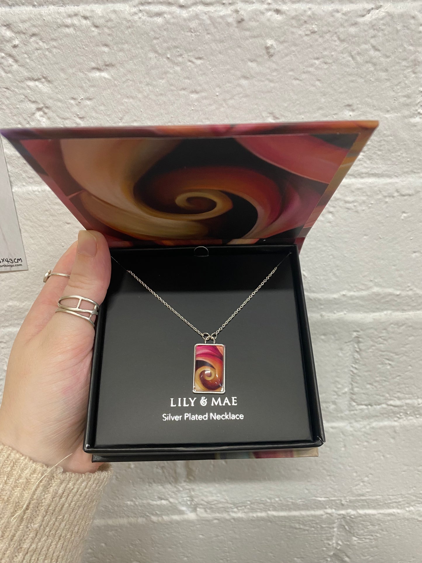 Lily & Mae Gift Boxed Resin Pendant Necklace