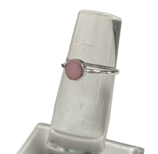 BD Sterling Silver & Pink Mother of Pearl Ring