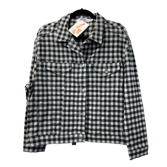 Ellis & Dewey Denim Jacket - Black Navy Gingham