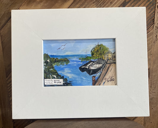 Mickey B's Framed Duck River Painting