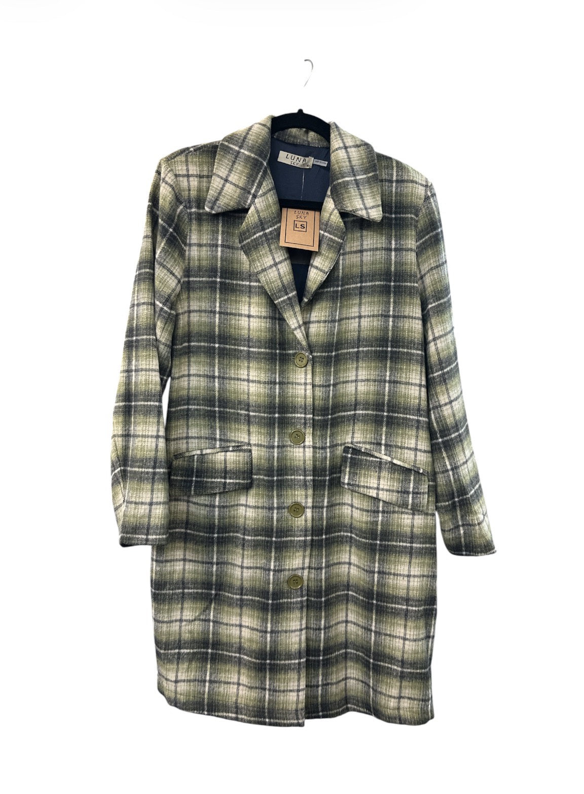 Luna Sky Check Coat