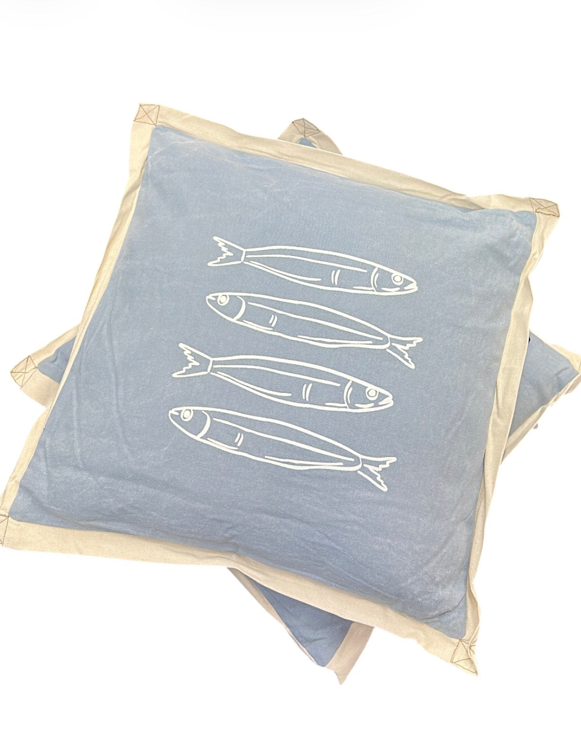 Coast to Coast Sardines Cushion