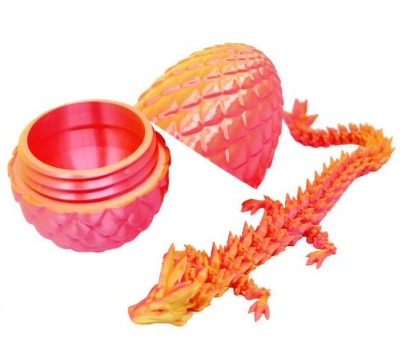 Pink Poppy 3D Printed Dragon Eggs 4 colours