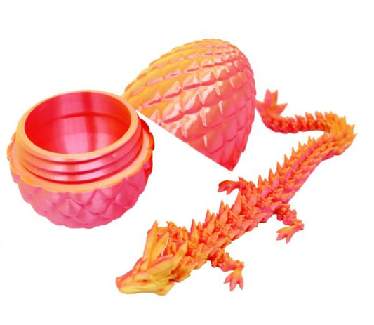 Pink Poppy 3D Printed Dragon Eggs 4 colours