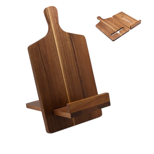 NF Living Acacia Wood Recipe Book Holder