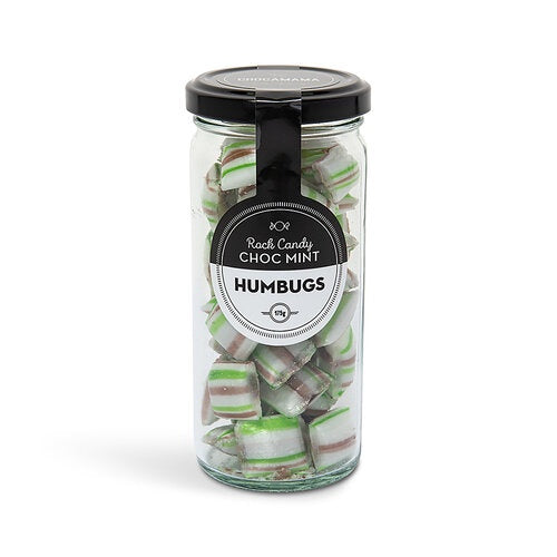 Chocmama Rock Candy Choc Mint Humbugs 175g