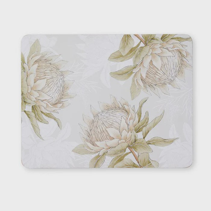 Madras Link King Protea Rectangle Placemat Set Of 4