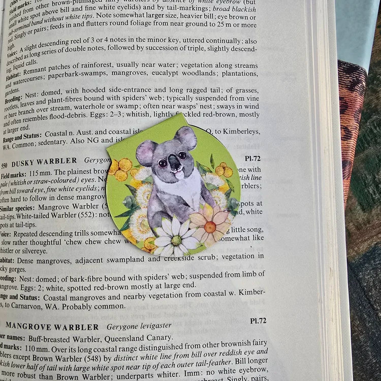Watercolour By Cat Magnetic Bookmark