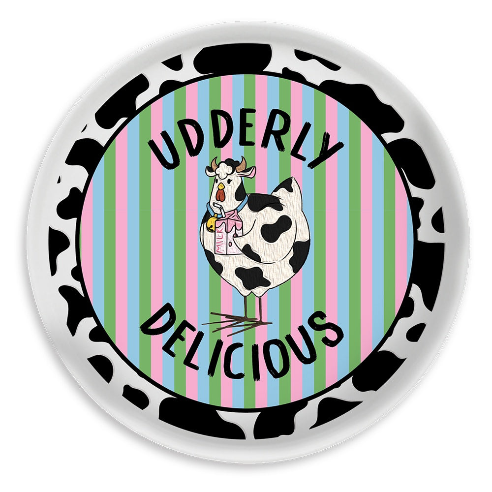 DWBH Lil' Graze Plate Udderly Delicious
