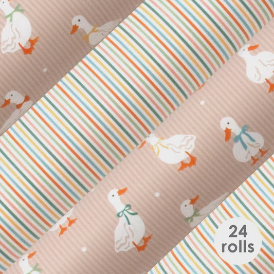 Vandoros Matte Gift Wrap - Lullaby Goose