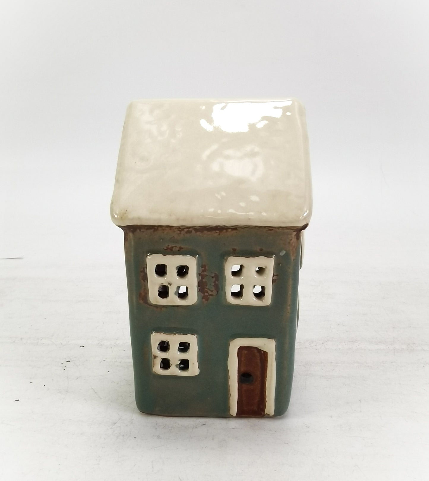 Yellow Rock Decor Tealight House Rural