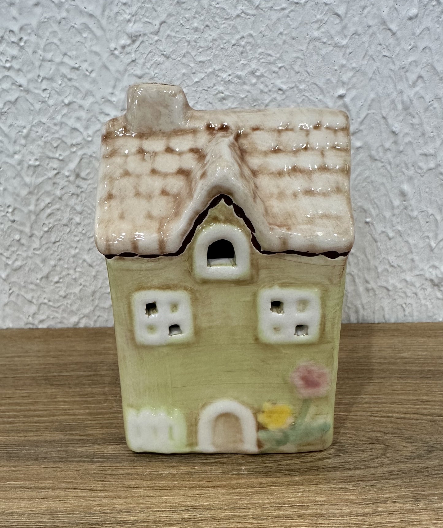 Yellow Rock Yellow House With Flowers