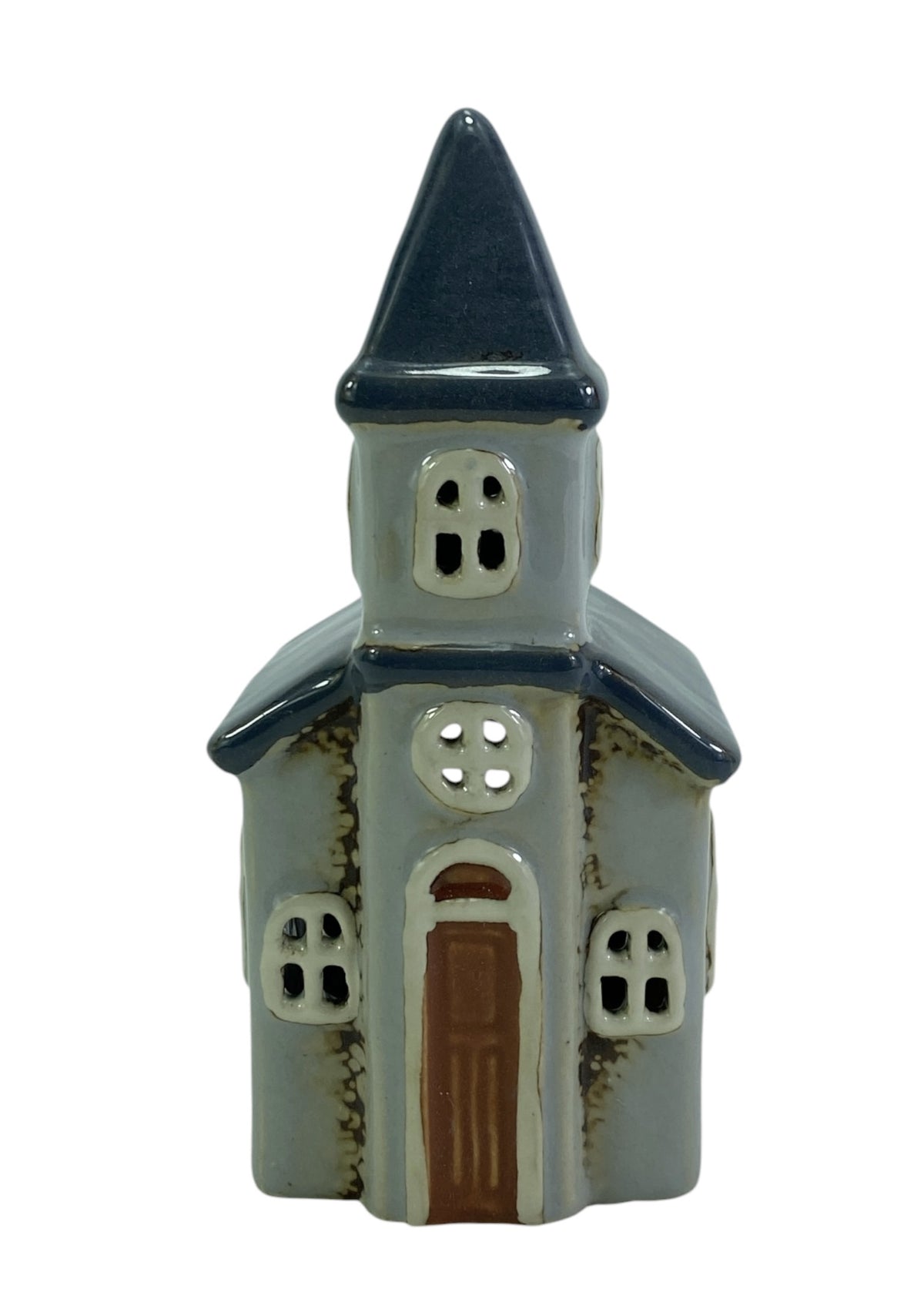Yellow Rock Grey Church Tealight