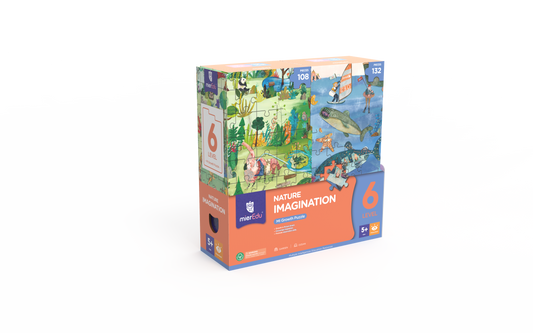 Mier Edu MI Growth Puzzle- Level 6 Nature Imagination