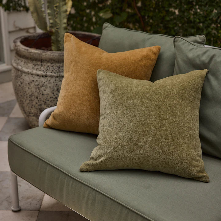 Madras Link Brooklyn Cushion - Elm Green