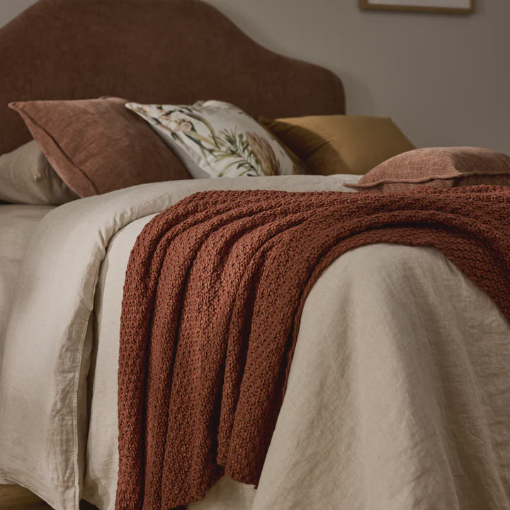 Madras Link Jarah Throw - Russet