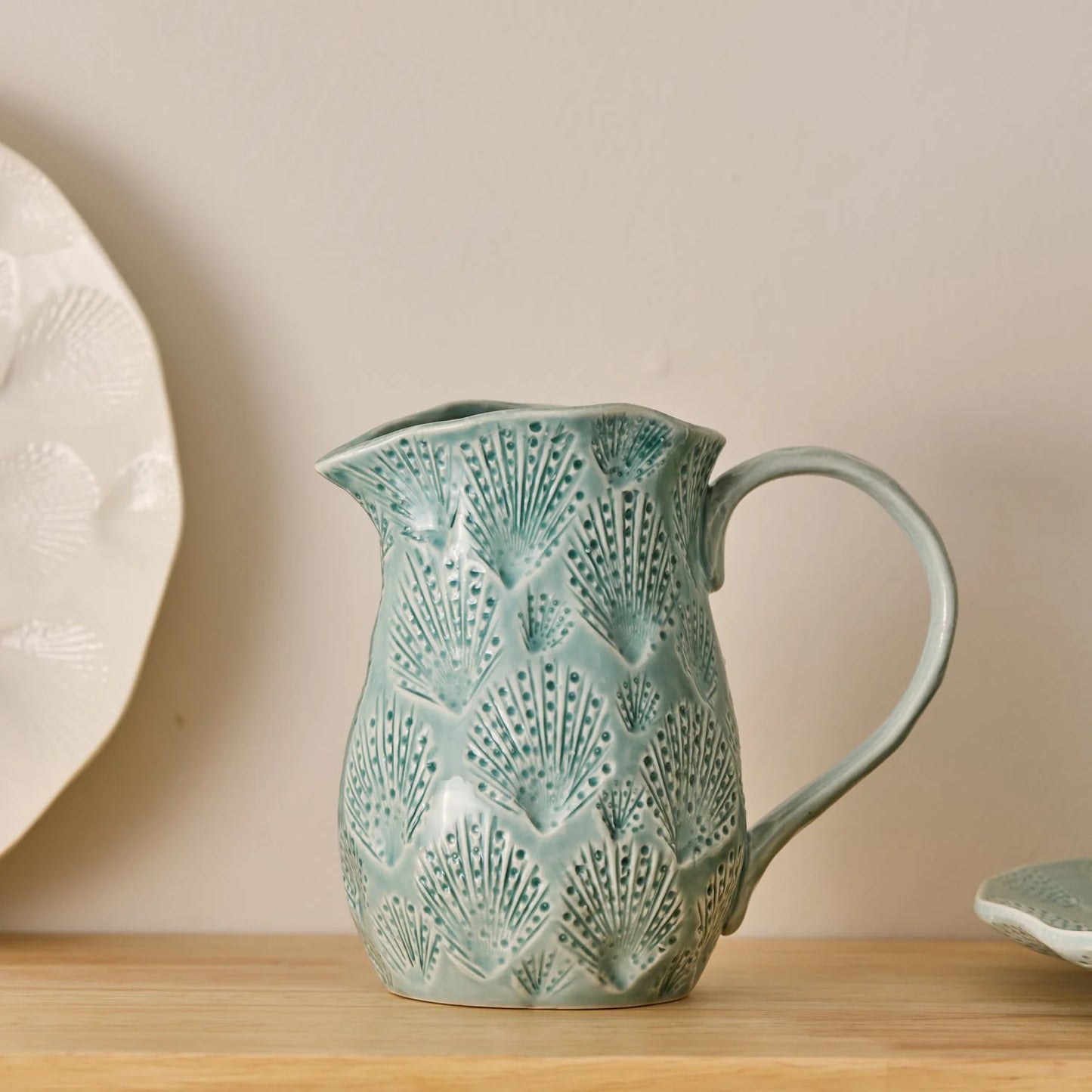 Madras Link Nautilus Light Blue Jug