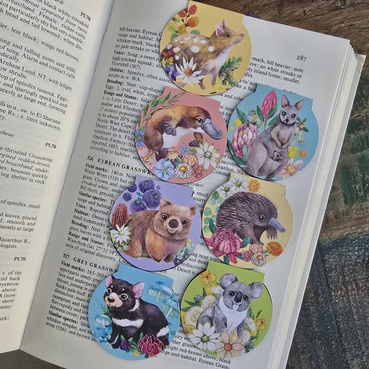 Watercolour By Cat Magnetic Bookmark