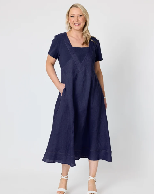 Gordon Smith Le Marais Dress - Navy