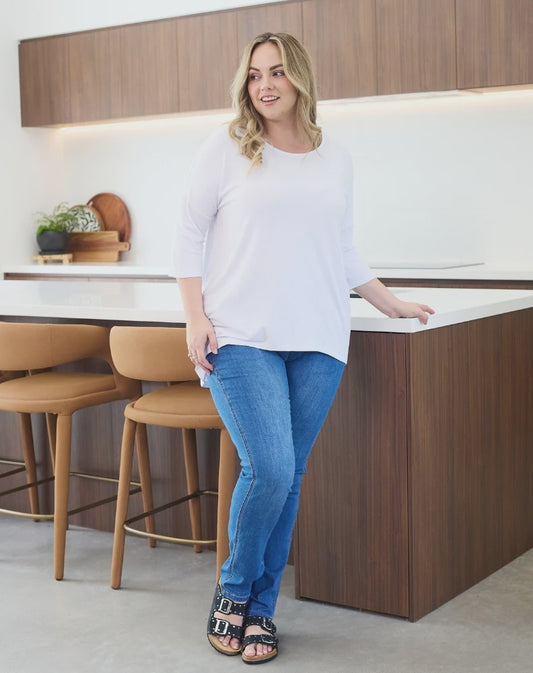 Bee Maddison Melissa Stretch Denim Jogger