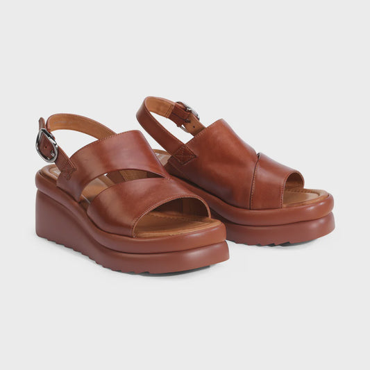 EOS Mentas Ladies Sandal Brandy