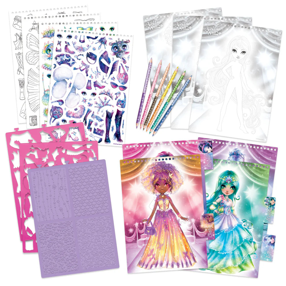 Nebulous Stars Fashion Sketchbook