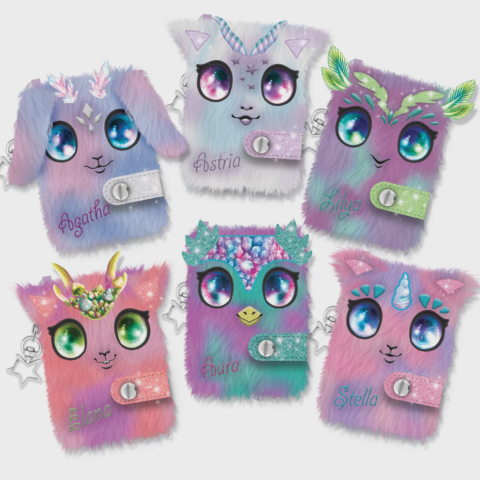 Nebulous Stars Fuzzy Mini Notebook