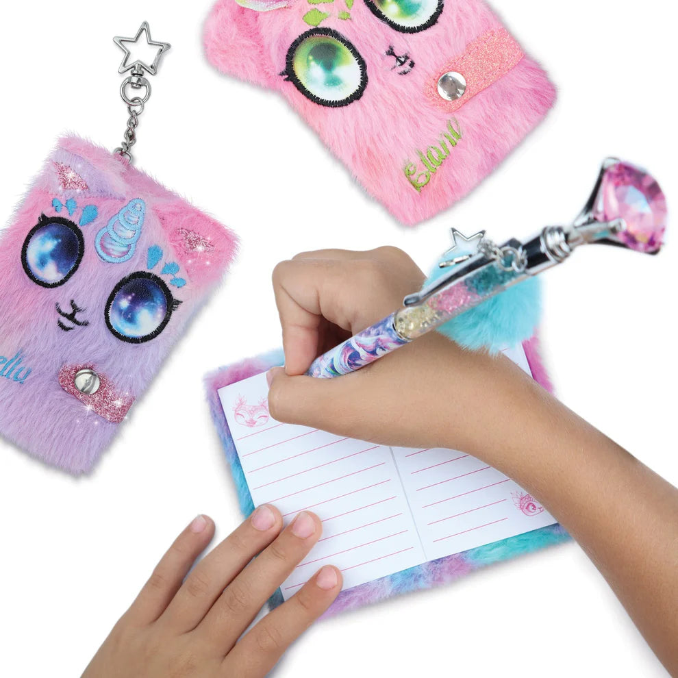 Nebulous Stars Fuzzy Mini Notebook