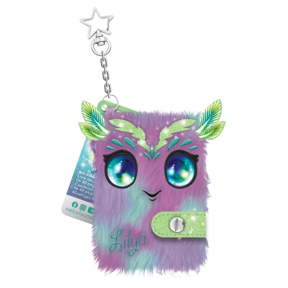 Nebulous Stars Fuzzy Mini Notebook