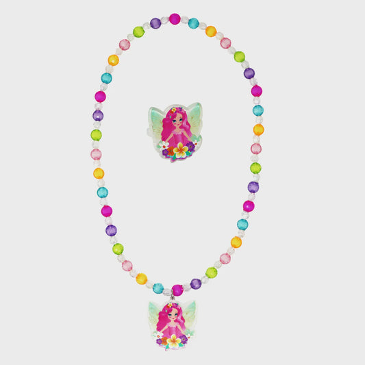 Pink Poppy Fairy Magic Light-up Jewellery Set