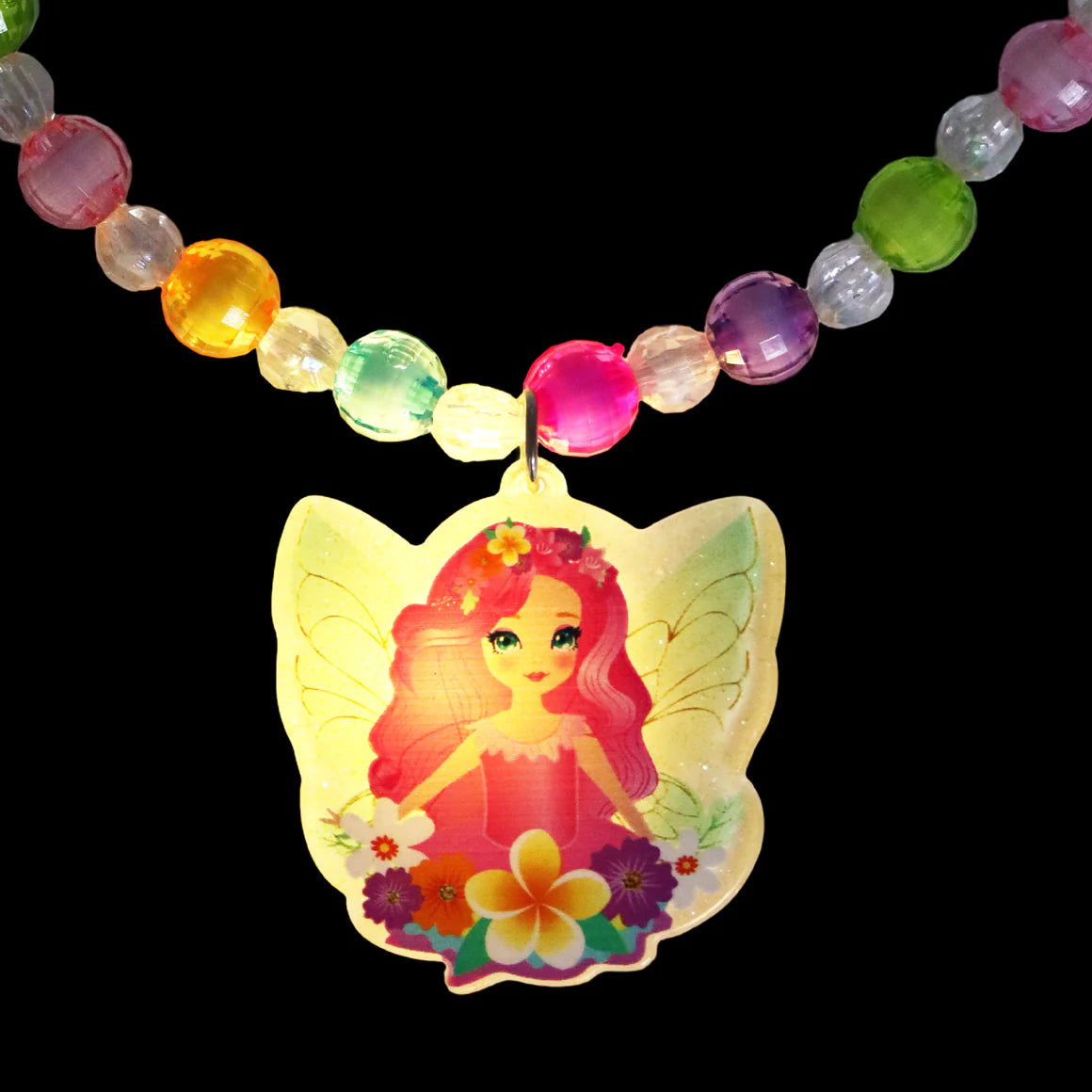 Pink Poppy Fairy Magic Light-up Jewellery Set