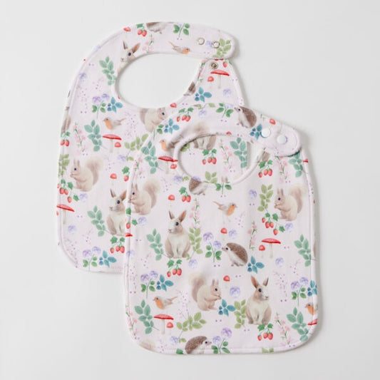 Jiggle & Giggle Jersey Bibs -Enchanted