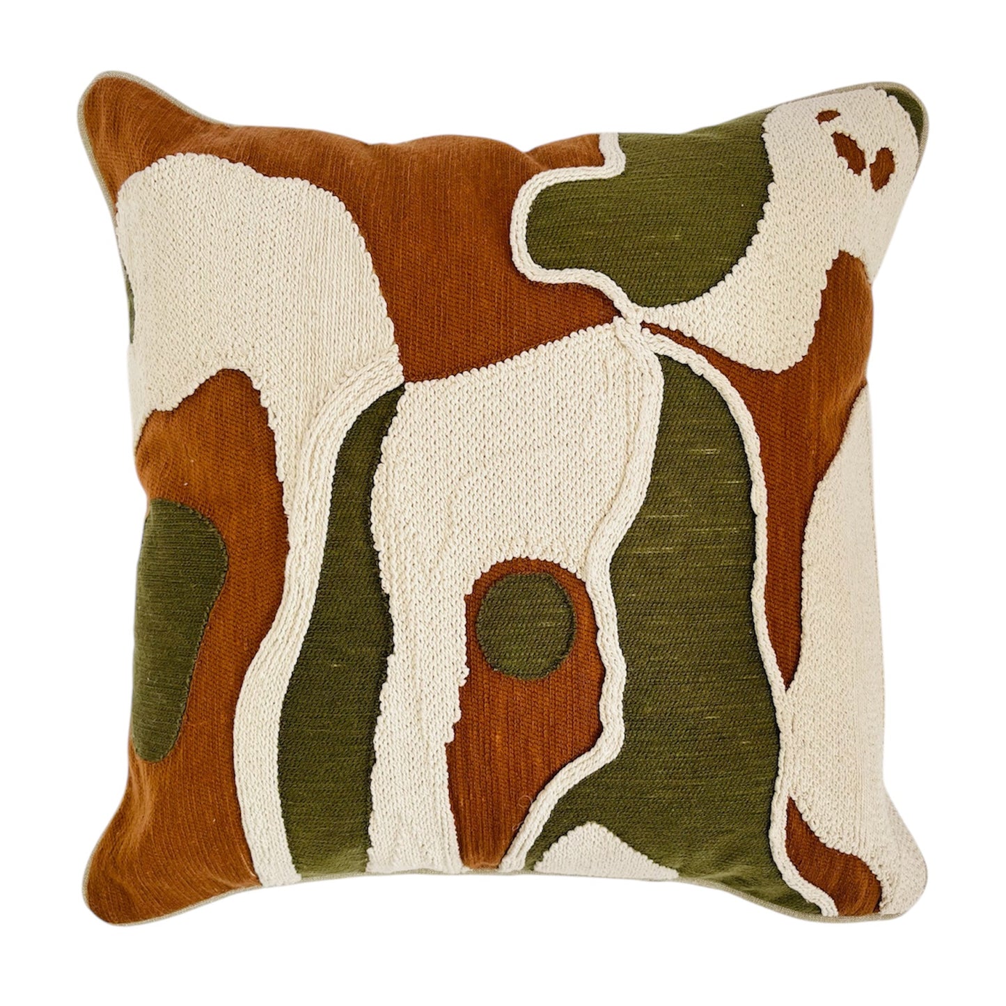 J.Elliot Nyla Cushion Ochre & Green Multi 50X50X0.5CM
