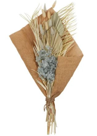 Life Botanic Ida Hessian Wrap Bouquet Blue