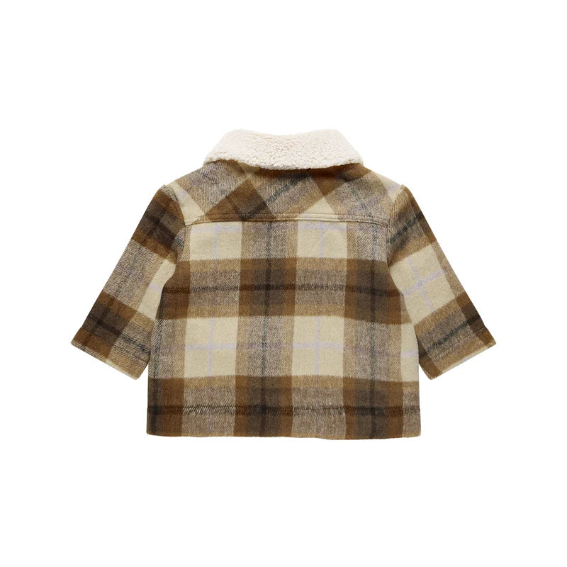 Kynd Baby Gingham Shacket - Multi Check