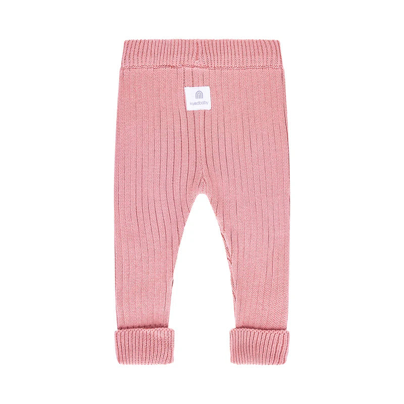 Kynd BabyChunky Rib Knit Pant - Cameo