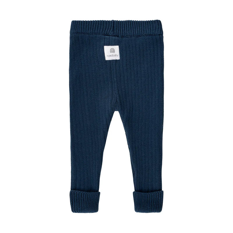 Kynd Baby Chunky Rib Knit Pant - Navy
