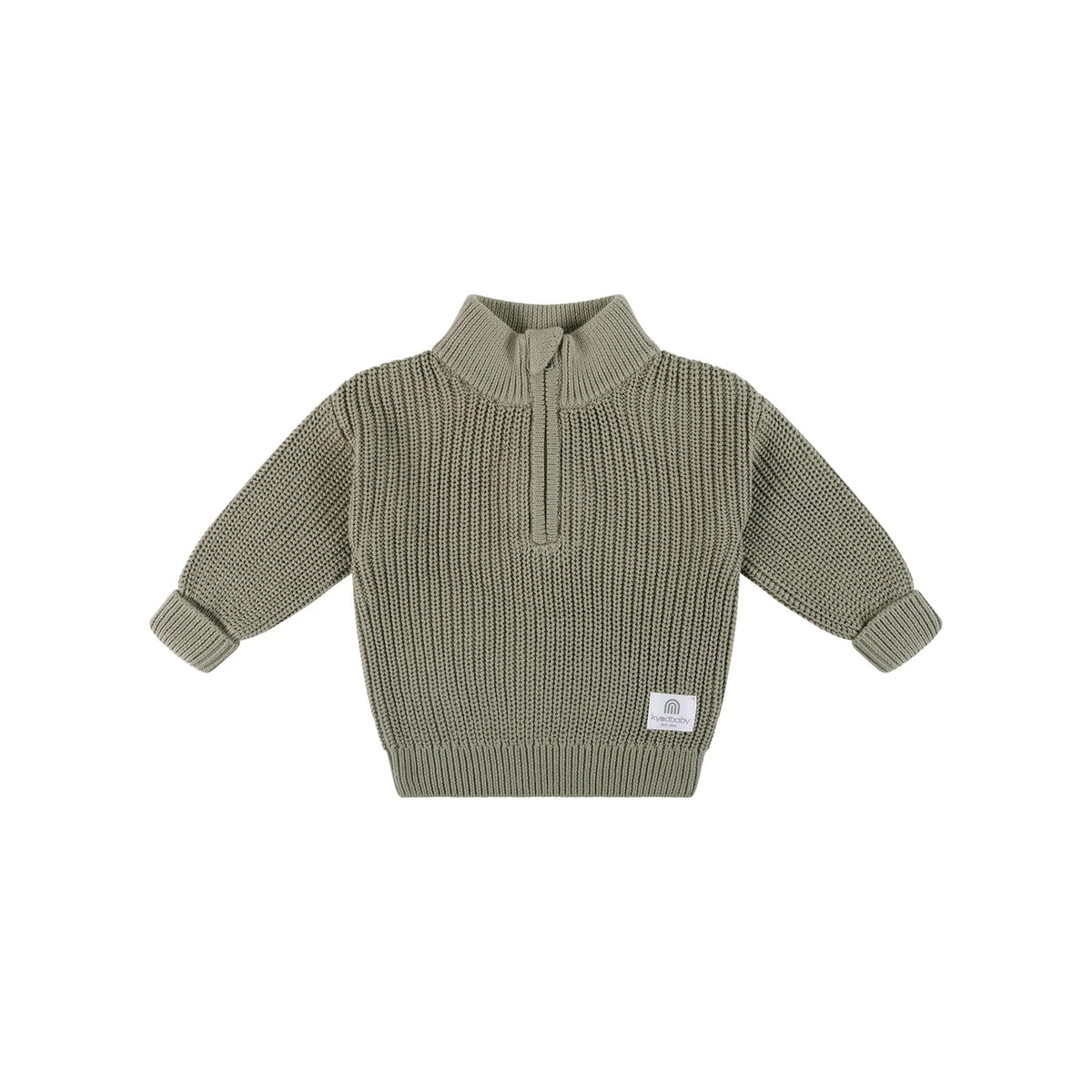 Kynd Baby Knit Rib Jumper - Olive