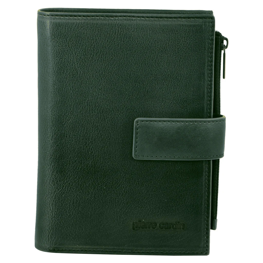 Pierre Cardin Italian Leather Ladies Tab Wallet