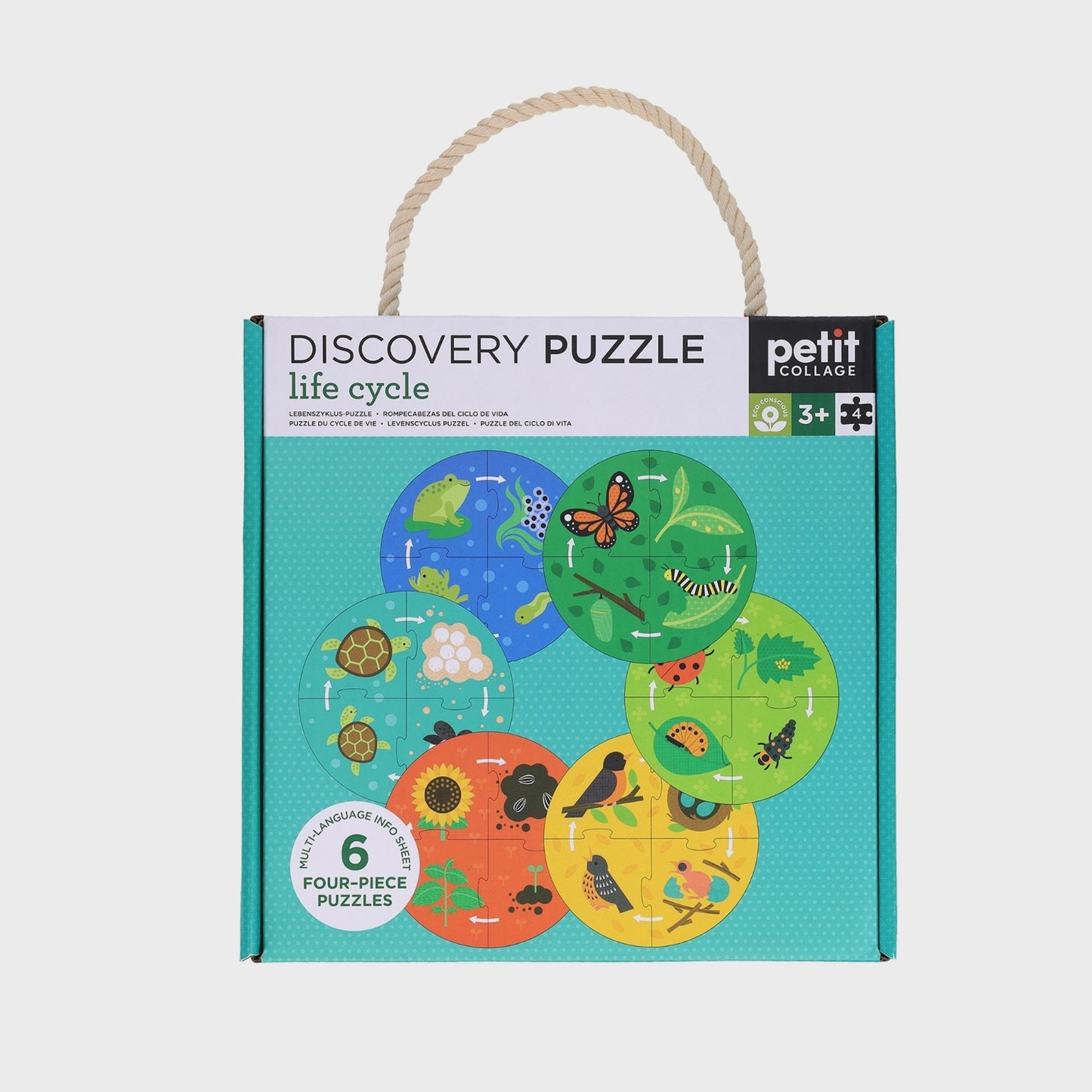 Petit Collage Discovery Puzzle Life Cycle