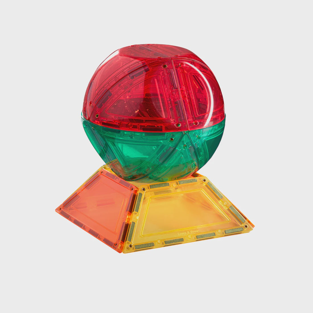 Learn & Grow Toys Magnetic Tiles Dome Pack 18pce