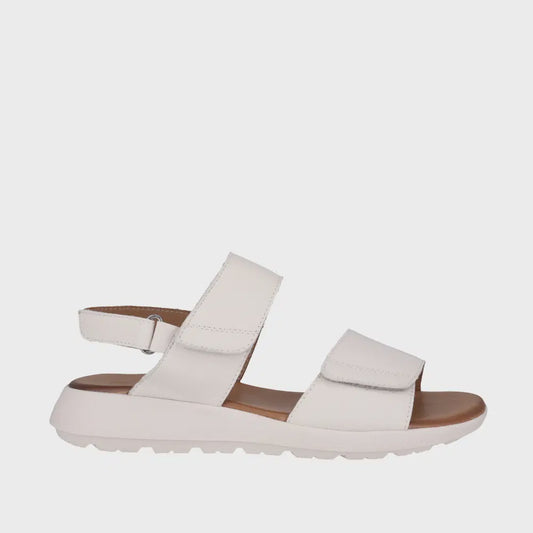 Cabello Panda Ladies Sandal Cream