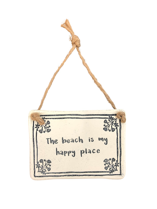 DWBH Resin Plaque Hanger Beach