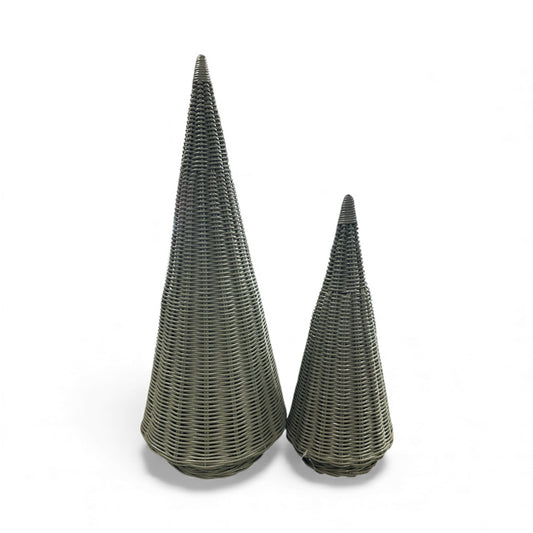 Madras Link Clovelly Green Christmas Tree Decor Set Of 2