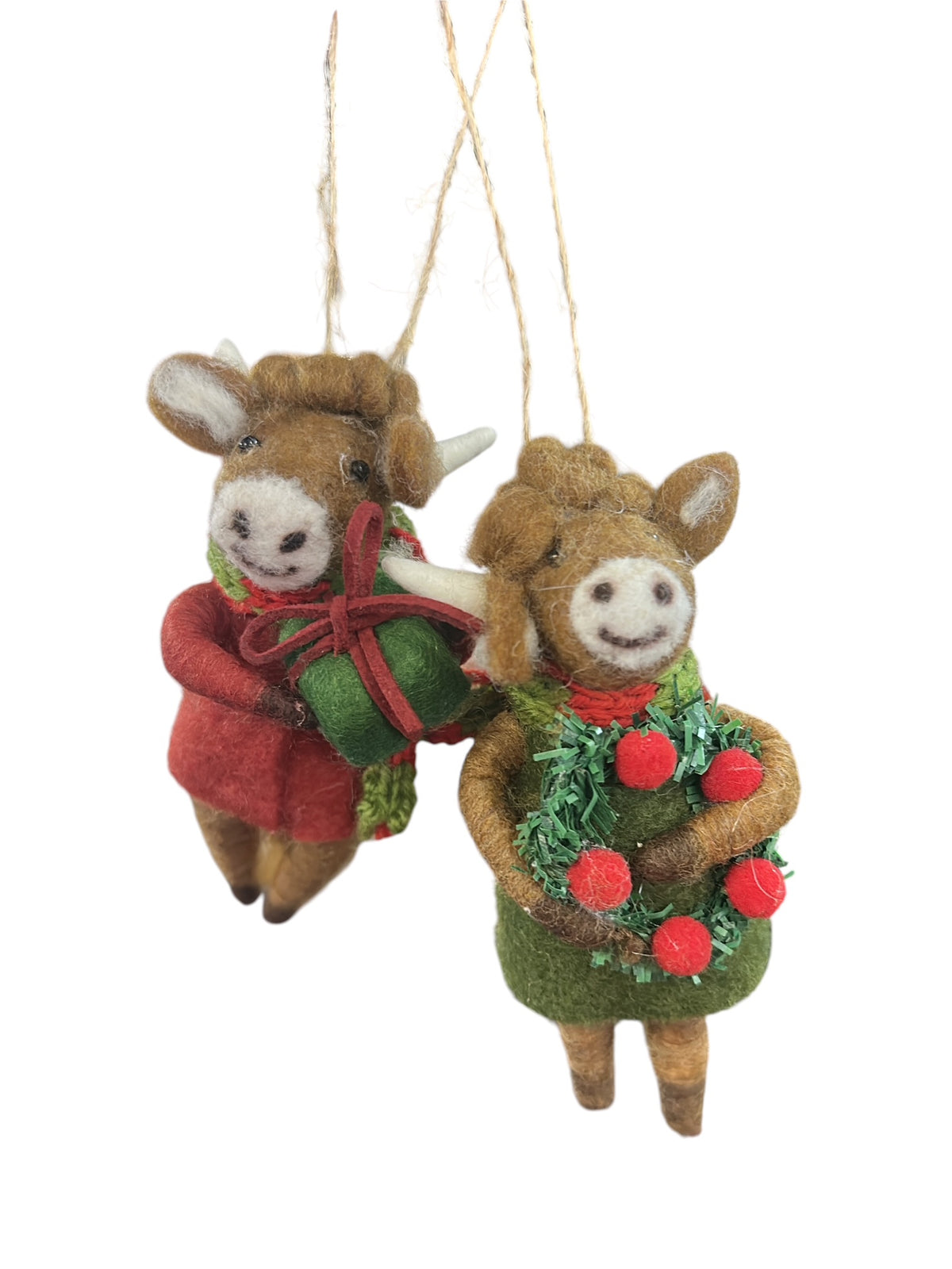 Gala Gift Cow Ornament