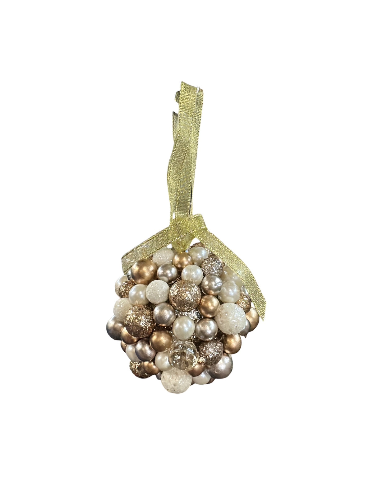 Gala Textured Berry Ornament - Gold