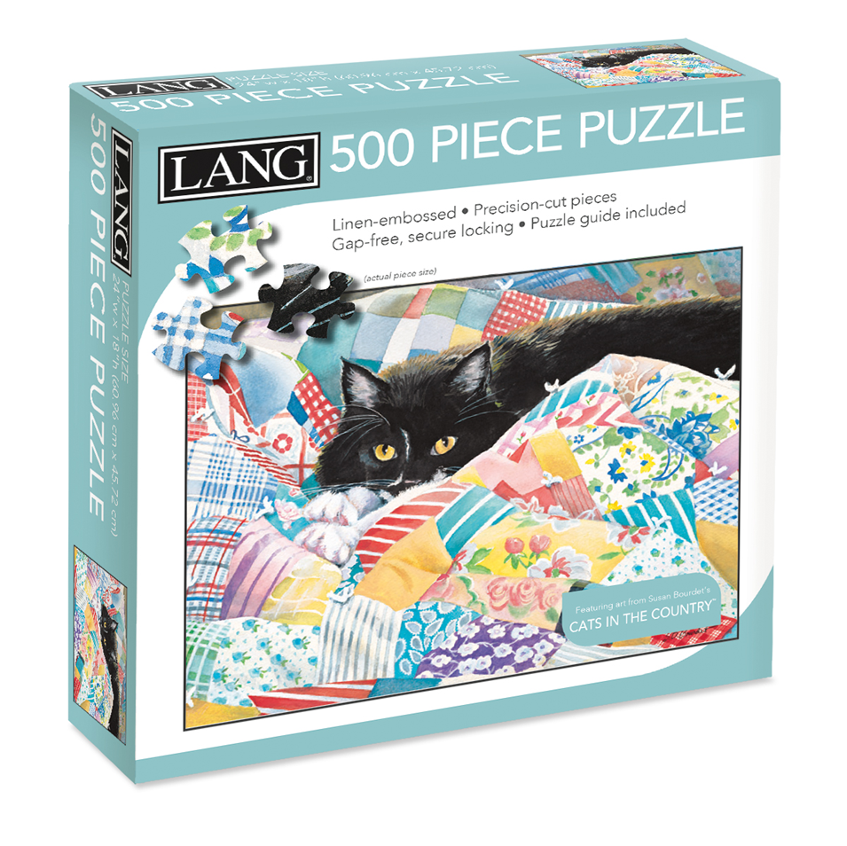 LANG Jigsaw Puzzle 500pc - Grandma's Quilt