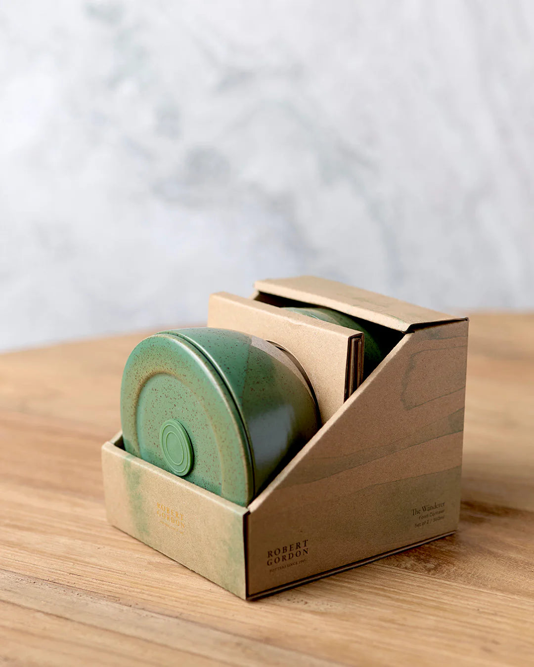 Robert Gordon Container (set 2) 360ml Green Dipped The Wanderer