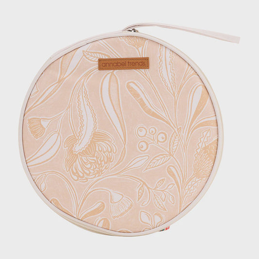 Annabel Trends Picnic Round Plate Set Trailing Natives Tan MS